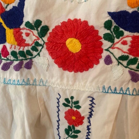 Vintage Hand Embroidered Girls Dress - Picture 3 of 7
